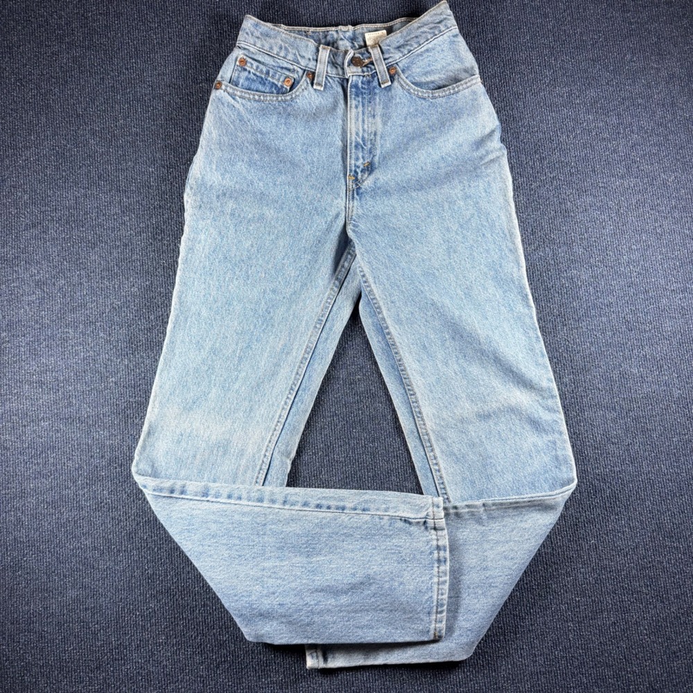 Vintage Levis 525 0291 Jeans Womens 3 M Light Wash High Waisted Straight USA